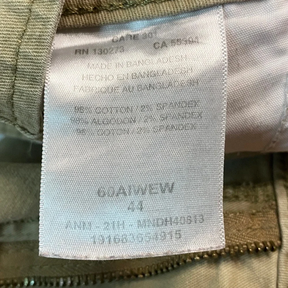 Wrangler Relaxed Fit Men's Cargo Shorts‎ Khaki Tan Sz 44 Hike Casual Outdoor EUC